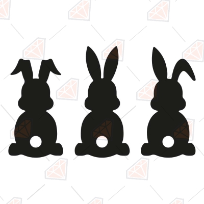 Bunny face svg Bunny tail svg files for cricut Rabbit svg Farm animals svg Girl bunny with bow png Easter basket Easter baby designs dxf