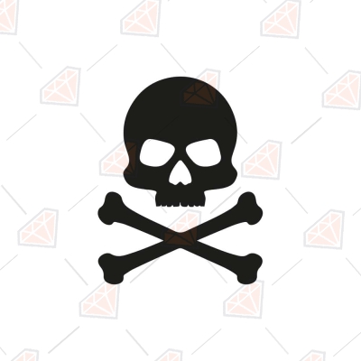 Skull And Crossbones Svg Cut File Premiumsvg