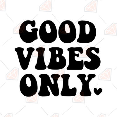 Good Vibes Only Retro Svg Design Premiumsvg 