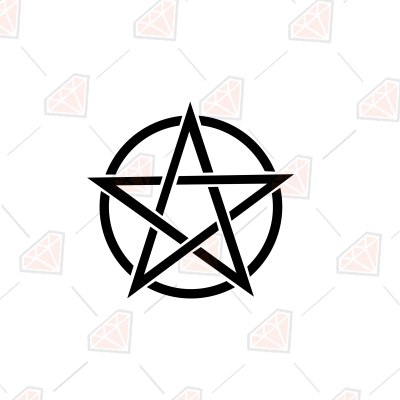 Pentagram SVG, Satanic Icon SVG Vector File Icon SVG