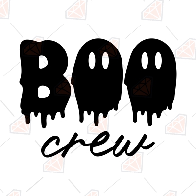 Boo Crew SVG, Halloween Boo Crew SVG Instant Download Halloween SVG
