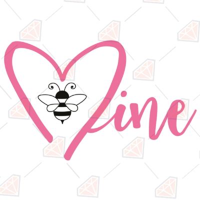 Bee Mine SVG Valentine's Day SVG