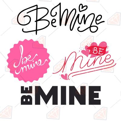 Be Mine SVG Bundle Valentine's Day SVG