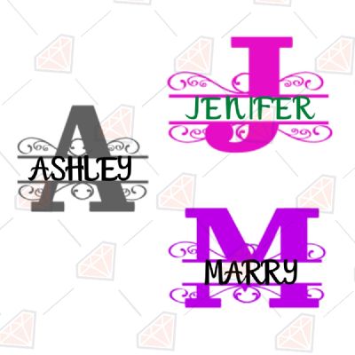 Download Alphabet Monogram Svg Cutting File Premium Svg