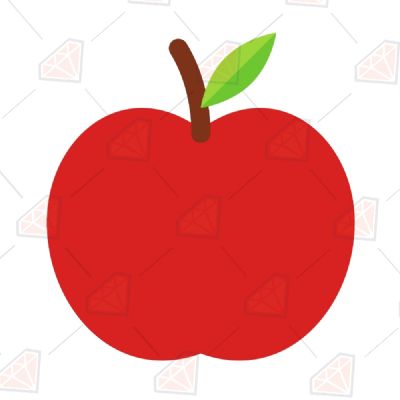 Apple SVG Vector, Apple Clipart Fruits and Vegetables SVG