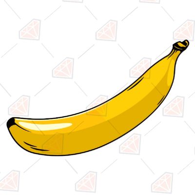 Banana SVG Vector, Banana Icon Fruits and Vegetables SVG