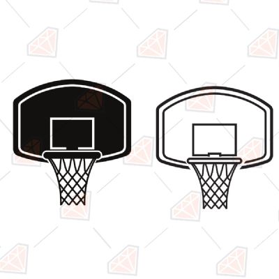 Basketball Hoops SVG, Basketball Instant Download Basketball SVG