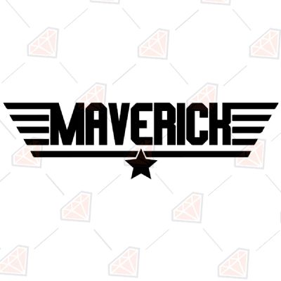 Black Maverick SVG, Instant Download T-shirt