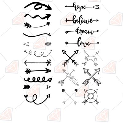 Download Heart Arrows Svg Bundle Premium Svg