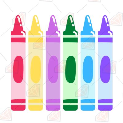 Crayons Svg Bundle SVG