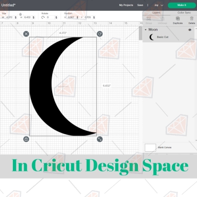 Crescent Moon Svg File Drawings