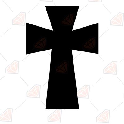 Cross SVG Vector File, Cross Cutfile Instant Download Christian SVG