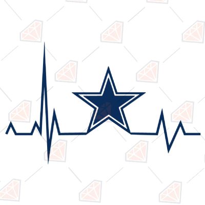 Dallas Cowboys Star SVG, Cowboys Star Cutfile Instant Download USA SVG