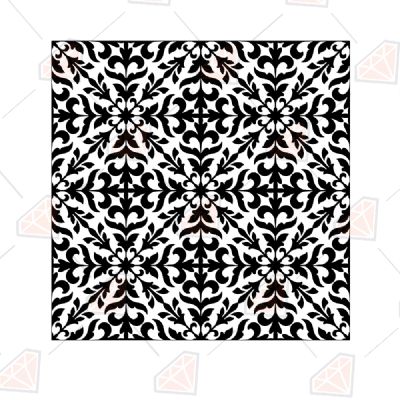 Decorative Ornament Tile SVG, Decor Instant Download Geometric Shapes