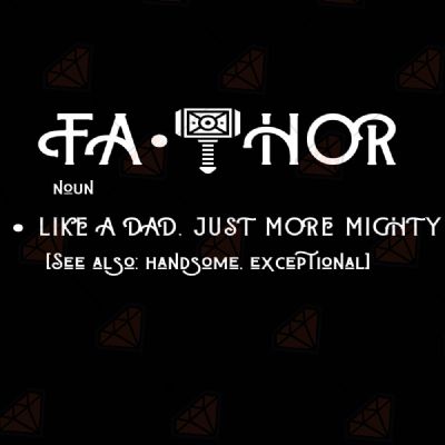 Fathor SVG Design, Thor Father's Day SVG Instant Download Father's Day SVG