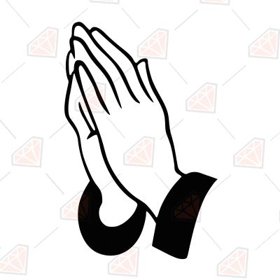 Hand Praying SVG Christian SVG
