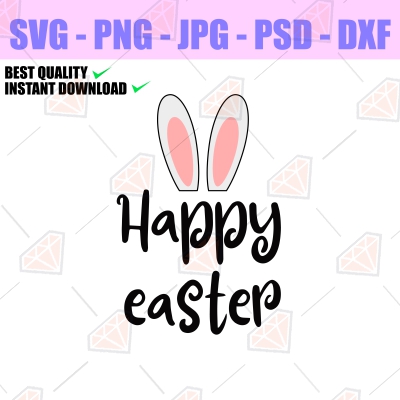 Happy Easter Shirt SVG File Easter Day SVG