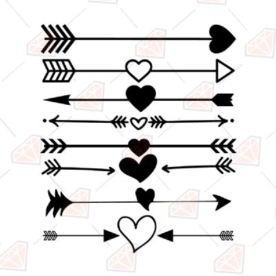 Download Heart Arrows Svg Bundle Premium Svg