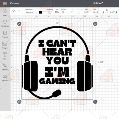 I Can't Hear You I'm Gaming SVG, Funny Gaming Quotes Svg Cut Files Gaming