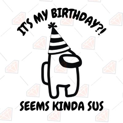 Download Among Us Birthday Svg Cutting Files Premium Svg