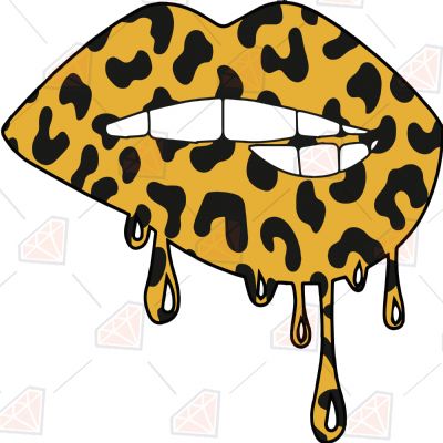 Leopard Tongue SVG Drawings