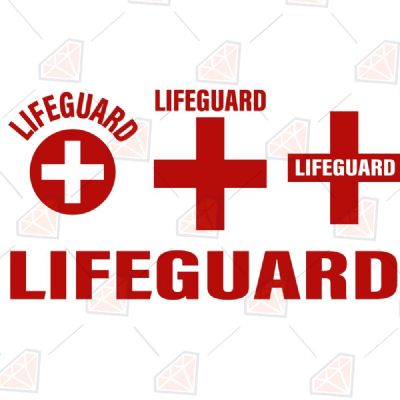 Lifeguard SVG Bundle Symbols