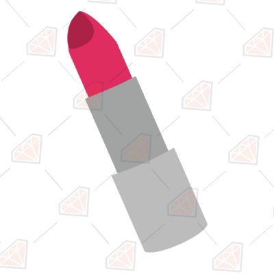 Lipstick SVG, Lipstick Pink Color Vector Files Beauty and Fashion