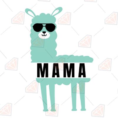 Llama Mama Svg Mother's Day SVG