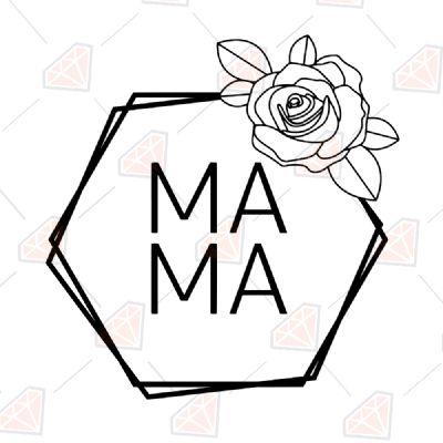Download Mama Lightning Bolt Svg | Premium SVG