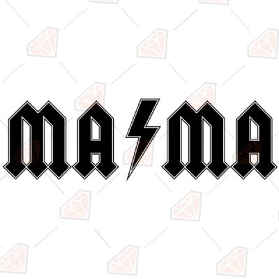 Download Mama Lightning Bolt Svg Premium Svg