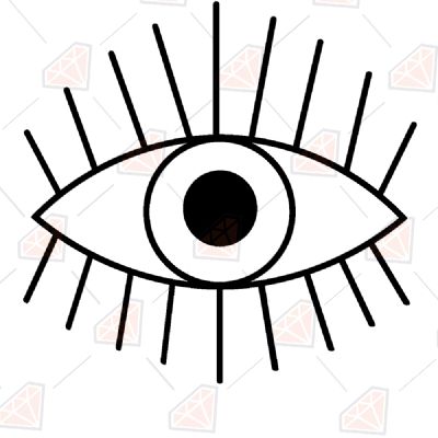 Minimal Eye SVG Drawings