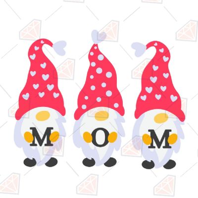 Mom Gnomes SVG, Mom Gnomes Cut File Mother's Day SVG