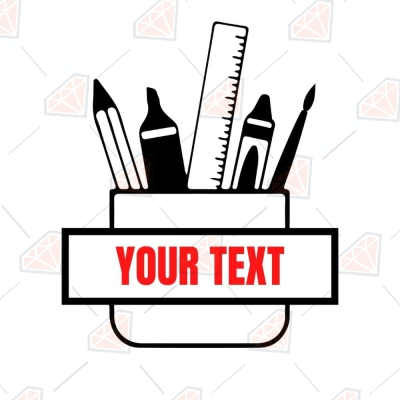 Teacher Bundle Svg School Svg Bundle Apple Monogram Svg- Pencil ...