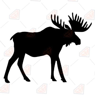 Moose Silhouette Prints