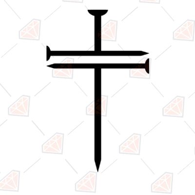 Download Nail Cross Svg Clipart Files Premium Svg