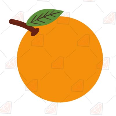 Orange SVG Vector, Orange Fruit Fruits and Vegetables SVG