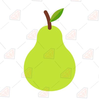 Pear Fruits and Vegetables SVG