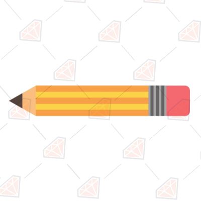Pencil SVG, Basic Pencil SVG Instant Download School