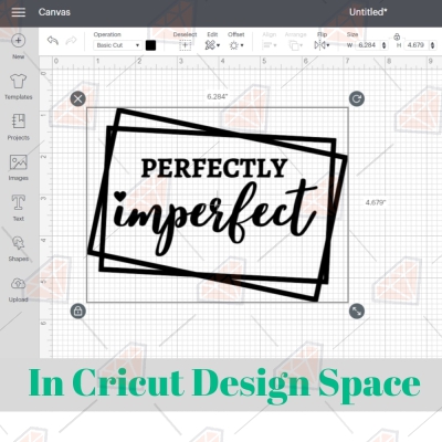 Perfectly Imperfect SVG Design Beauty and Fashion