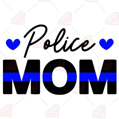 Police Mom SVG Police SVG