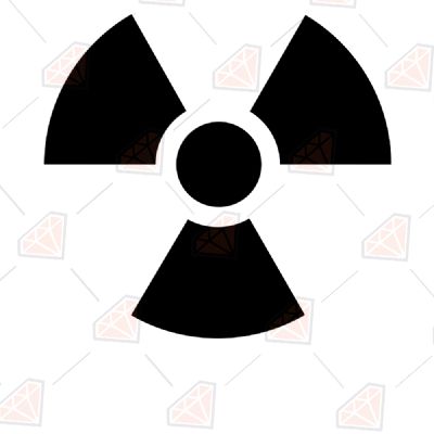 Radiation Symbol SVG and Nuclear Symbol SVG Cutting File | PremiumSVG