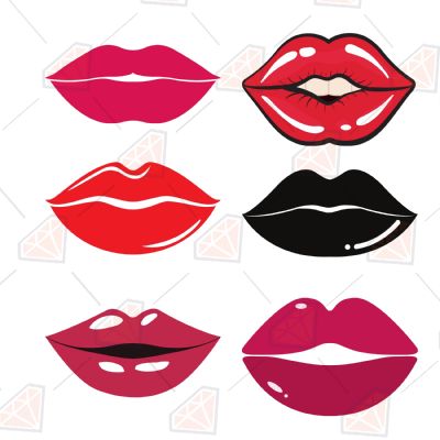 Red Lips SVG Bundle Valentine's Day SVG
