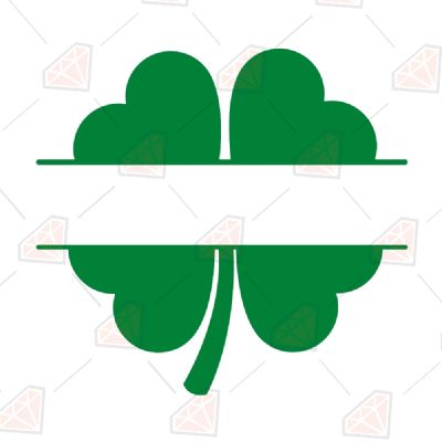 Shamrock Monogram SVG St Patrick's Day SVG