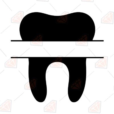 Download Teeth Monogram Svg Clipart Files Premium Svg