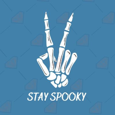 White Stay Spooky SVG Halloween