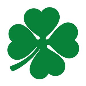 Four Leaf Clover SVG, Shamrock Clipart SVG Vector Files St Patrick's Day SVG