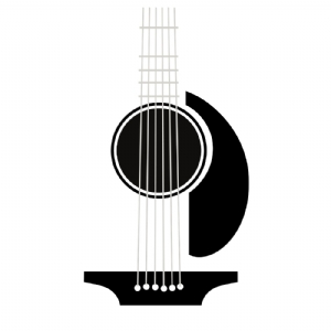 Guitar Tumbler SVG | Acoustic Guitar Svg Clipart Cut Files Music