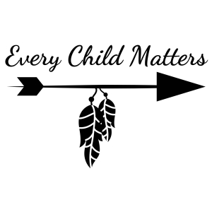Every Child Matters with Feather Arrow SVG  Human Rights