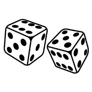Dice SVG Cut and Clipart Files, Dice Vector Instant Download Vector Illustration