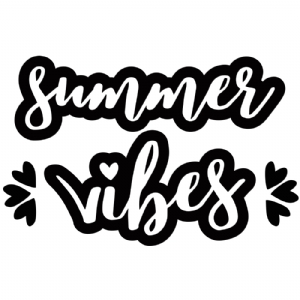 Summer Vibes SVG Cut Files, Summer Cricut Files Summer SVG
